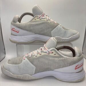 Babolat Jet Tere Clay Court Women's Tennis Shoes Sneakers Size 9 White Silver